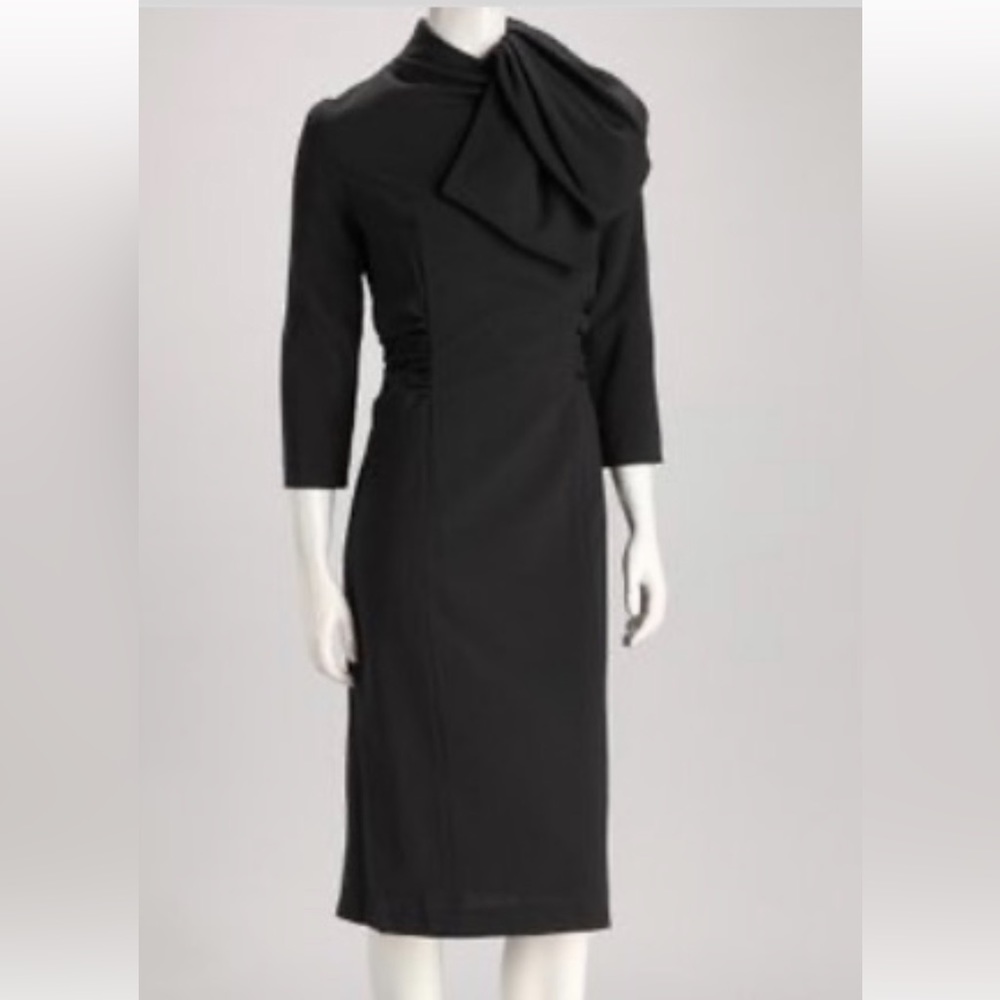 Celine K black cinched dress